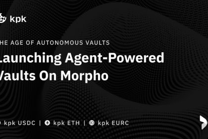 Kpk Launches Agent-Powered Vaults On Morpho