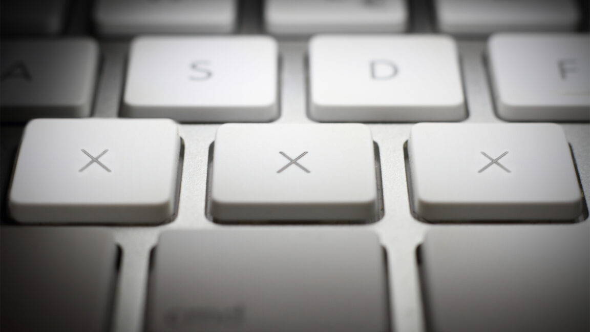 XXX on a keyboard, xxx internet domain