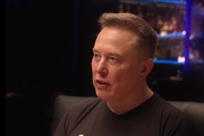 Elon Musk speaks on a podcast