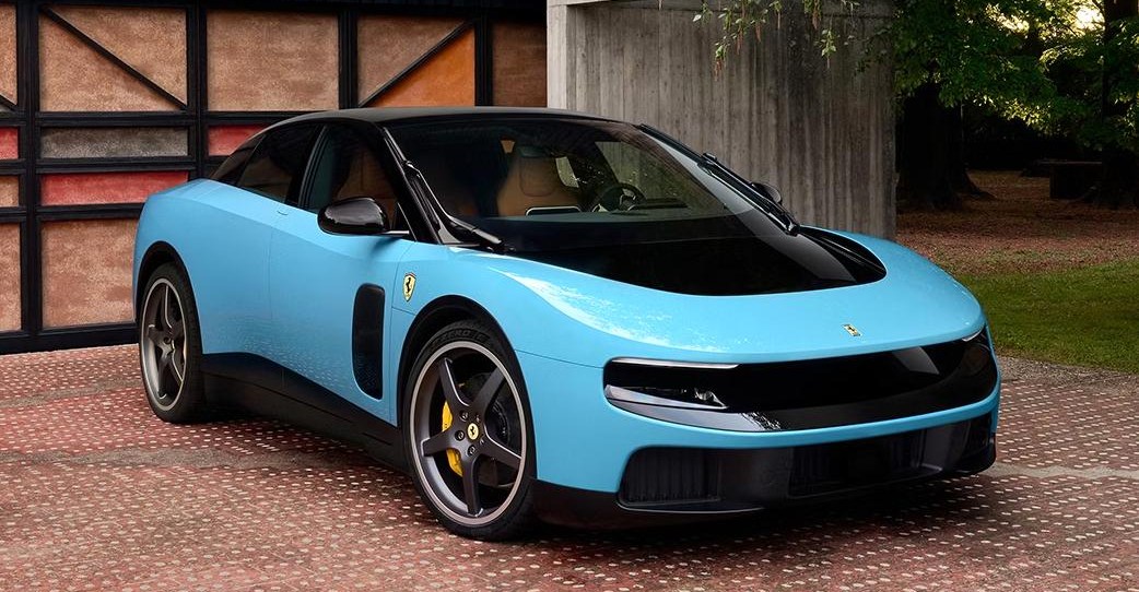 Ferrari reveals its first EV, with design help from Jony Ive
