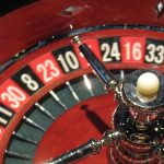 Roulette wheel.