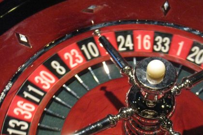 Roulette wheel.