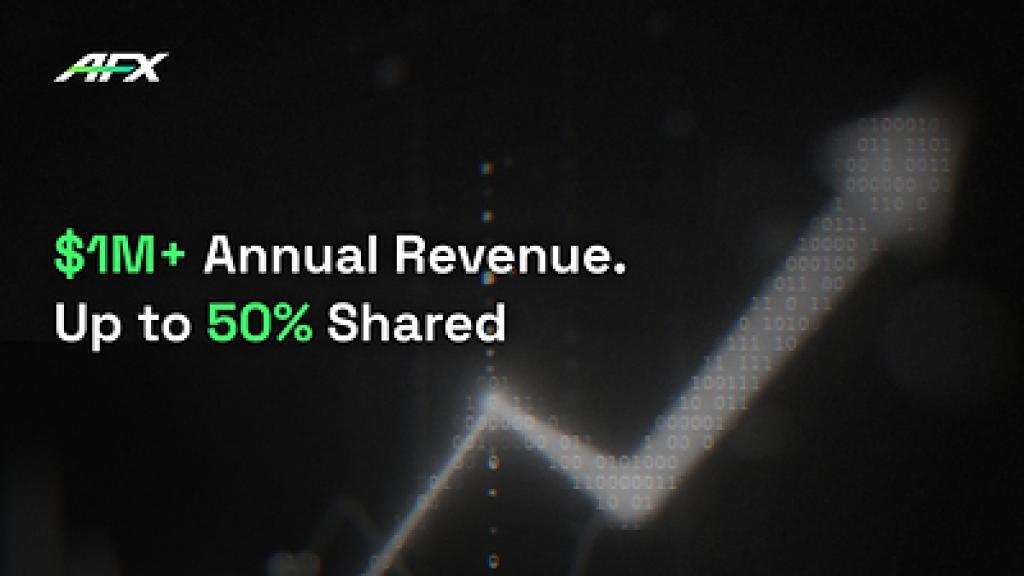 AFX Shares Up To 50% Of Protocol Revenue With Traders As Cumulative Volume Approaches $1 Billion