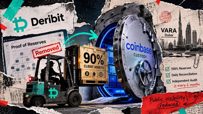 Deribit ends daily proof of reserves amid Coinbase custody shift