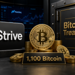 Strive Buys 1,110 Bitcoin, Lifting Treasury to 21,356 BTC Strive Buys 1,110 Bitcoin, Lifting Treasury to 21,356 BTC