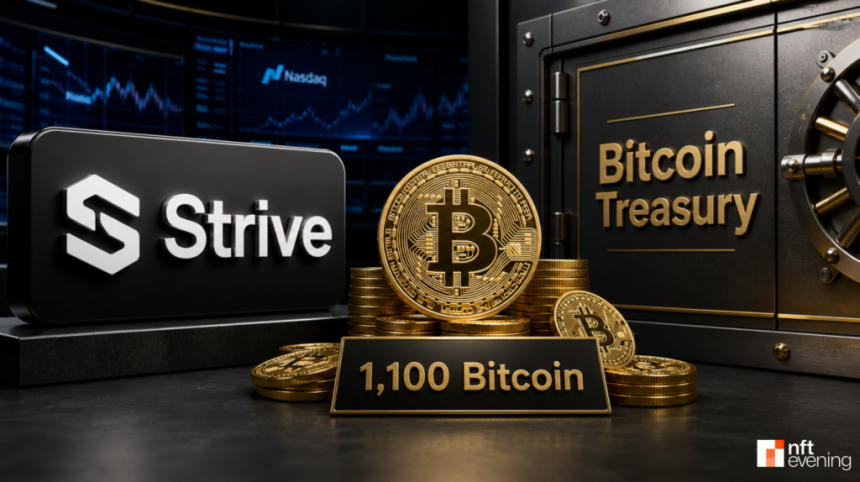 Strive Buys 1,110 Bitcoin, Lifting Treasury to 21,356 BTC Strive Buys 1,110 Bitcoin, Lifting Treasury to 21,356 BTC