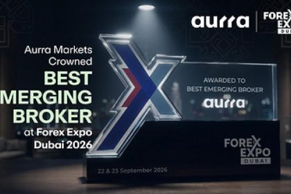 Aurra Markets Crowned ‘Best Emerging Broker’ at Forex Expo Dubai 2026