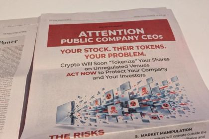 Mystery Wall Street Journal ad sparks new fight over tokenized stocks