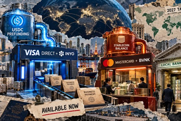 Visa and Mastercard adopt USDC payouts across 200 countries